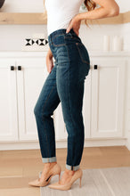 Load image into Gallery viewer, Rowena High Rise Pull On Double Cuff Slim Jeans
